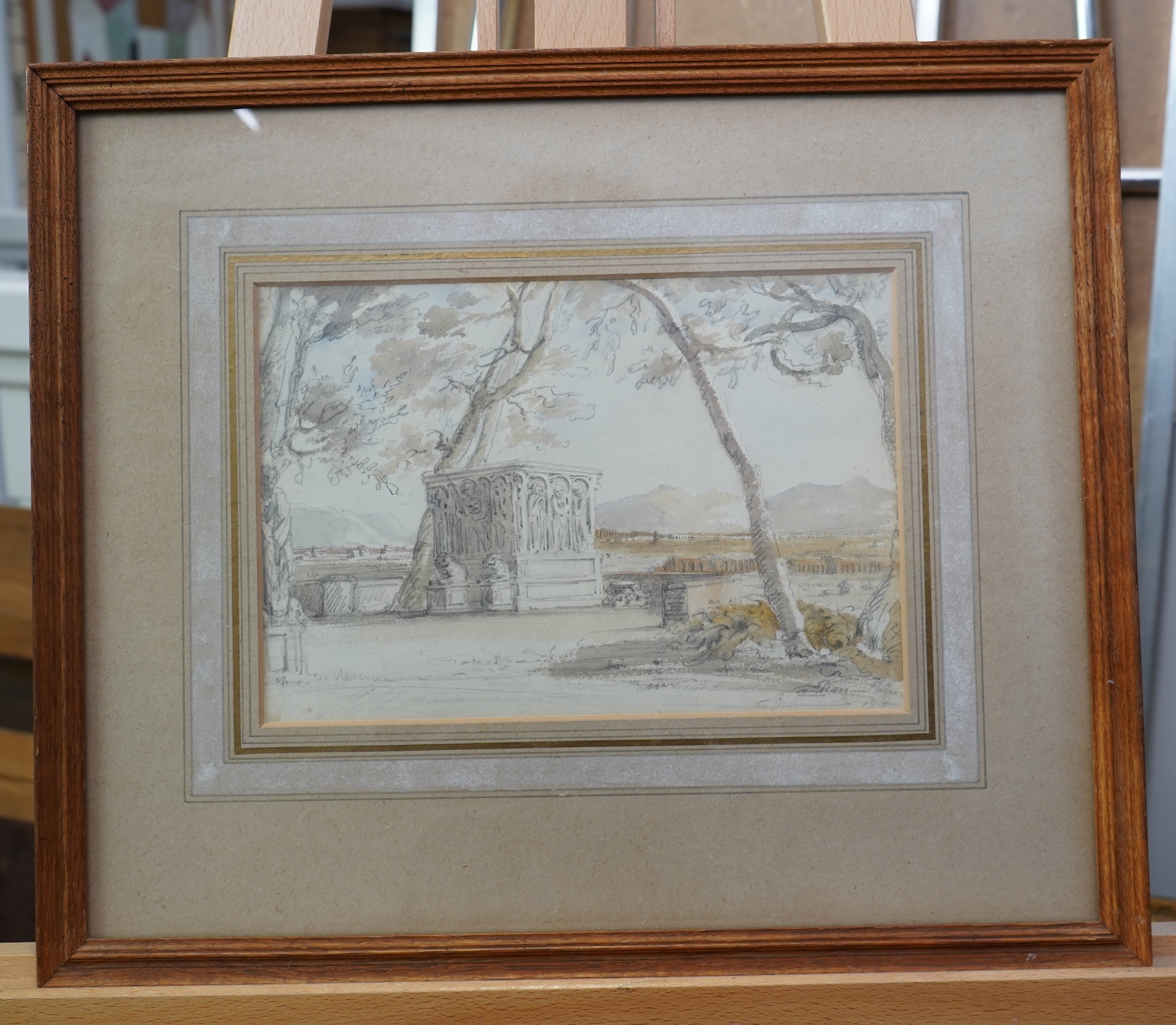 Italian School, 19th century, 'Villa Mattei'